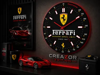 Horloge Murale interchangeable – Édition Ferrari