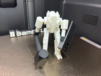feev 01 機械をモデルにしたロボット1号機 接着剤必要