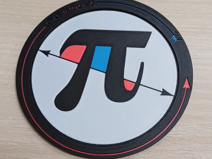 math pi coaster 2 - Free 3D Print Model - MakerWorld
