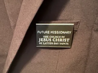 LDS Future Missionary Name Tag
