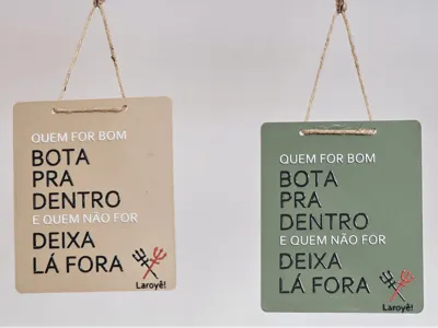 Exu Tranca Rua Decorative Plaque