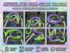 Drago serpente Articulated Fidget Toy Flexi 3D Print snodato