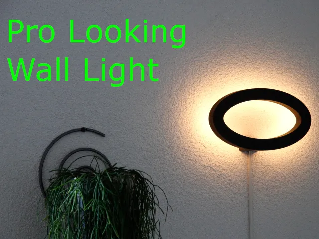 Horizontal Ellipse wall Light