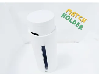 MATCH HOLDER have to cut off top of big container 