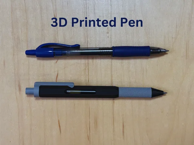 3D Printed Click Pen