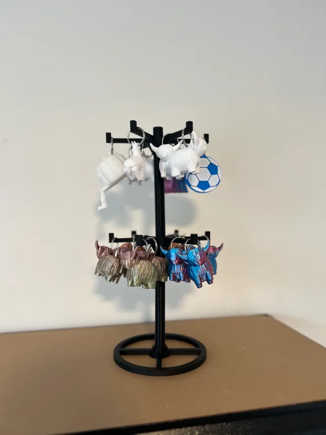spinning keychain display (stackable)