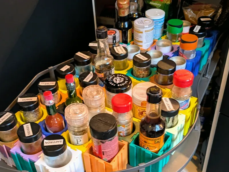 Modular and Over engineered spices rack