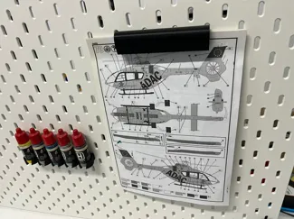 Ikea Skadis Document holder