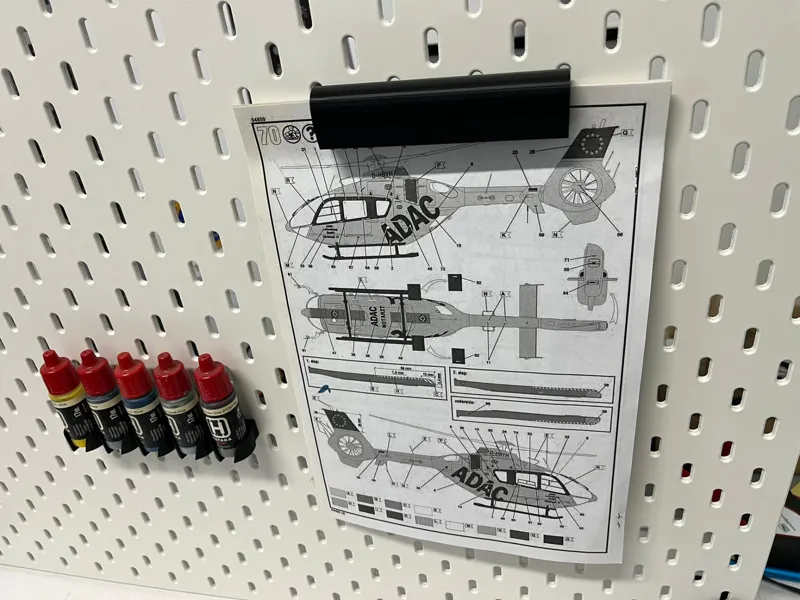 Ikea Skadis Document holder