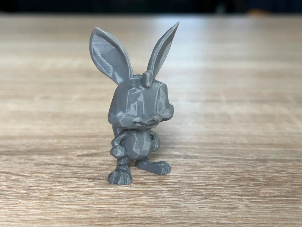 Low Poly Welding Rabbit Cute rabbit and low poly version by 3Dcrabi - MakerWorld