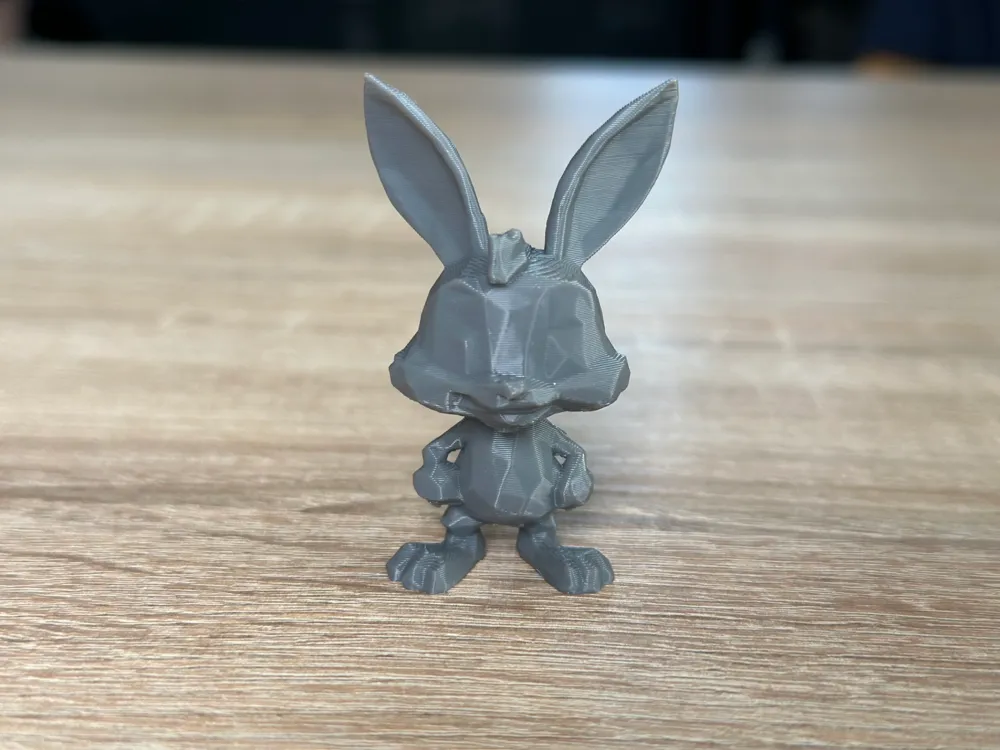 Low Poly Welding Rabbit Cute rabbit and low poly version by 3Dcrabi - MakerWorld