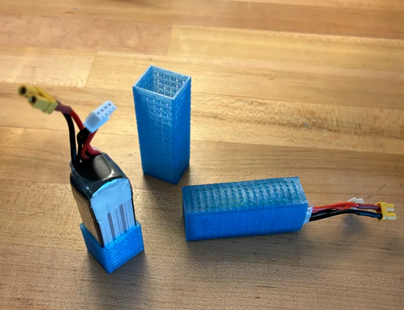 Parametric LIPO Battery Cover / Protector - Update