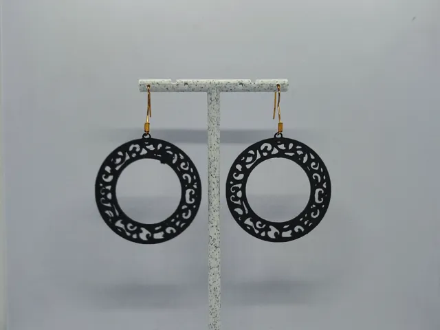 Aretes Aros Calados