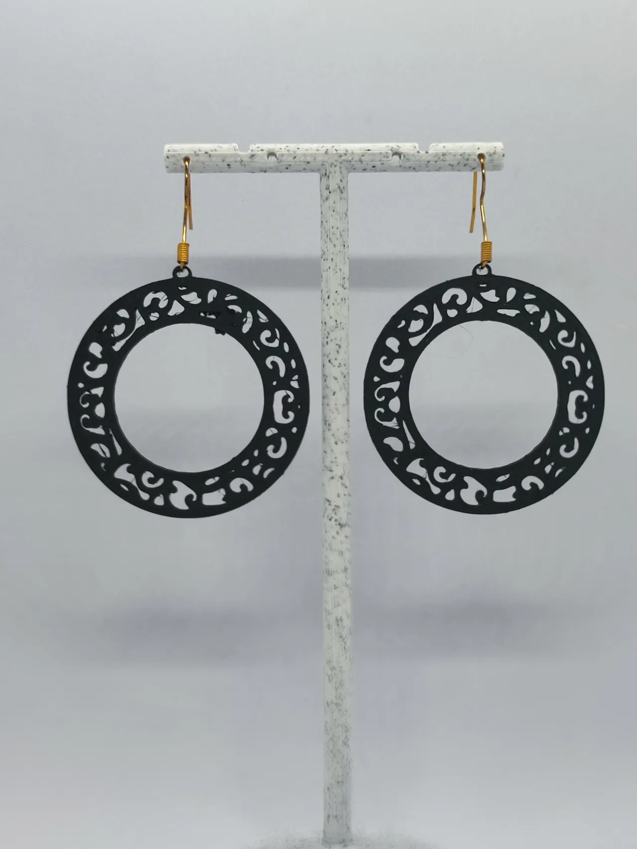 Aretes Aros Calados view 3