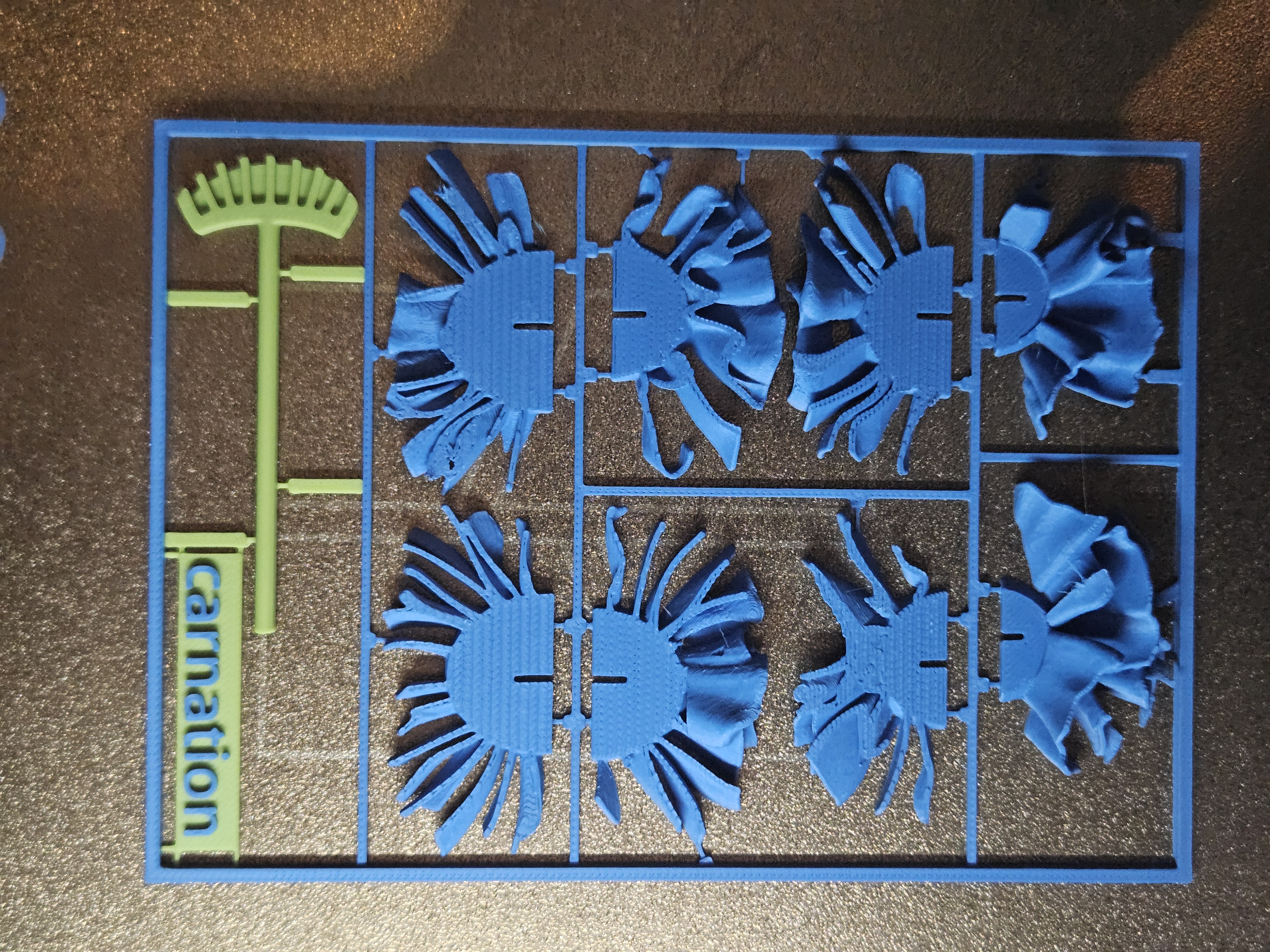 Miniatura 1 do modelo 3D Flower kitcard (3D) carnation 