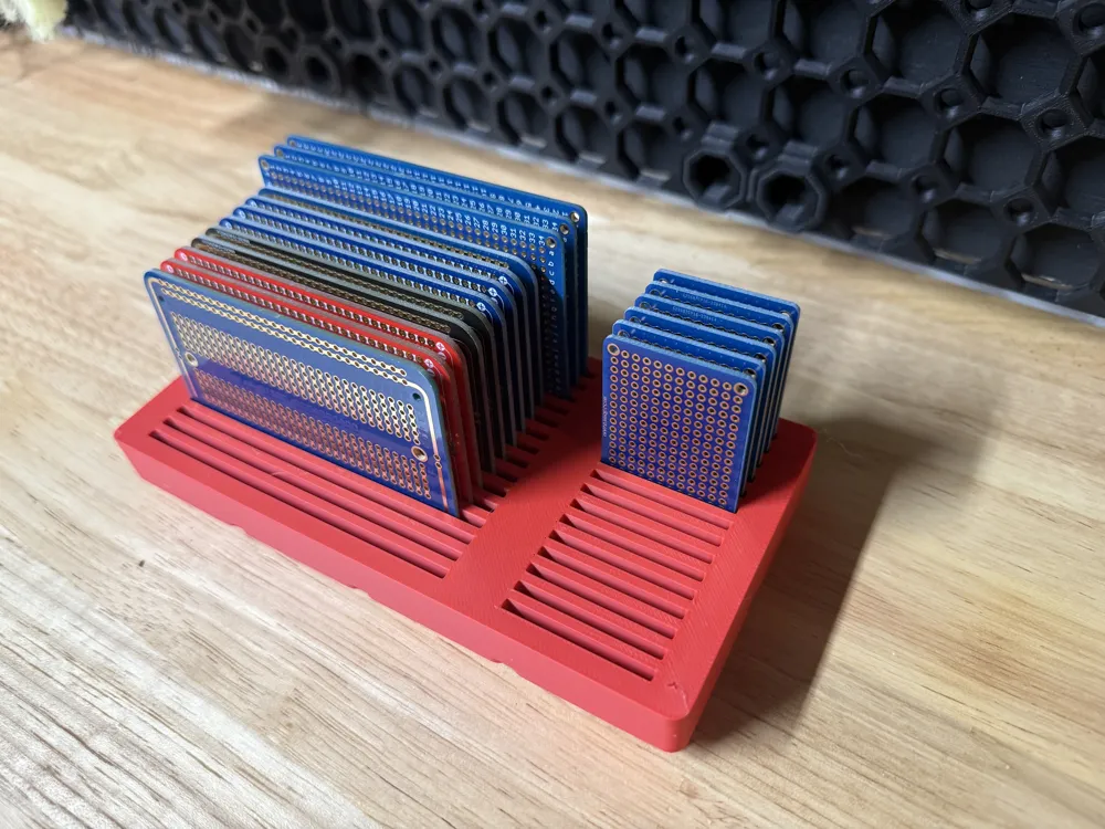 Gridfinity Solderable Mini PCB Breadboard Holder - Free 3D Print Model ...
