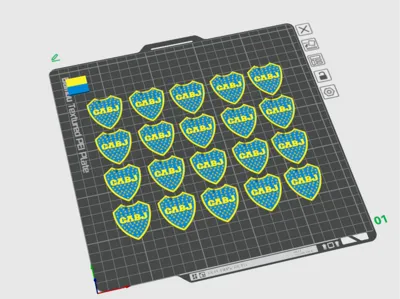 Boca Team Keychain