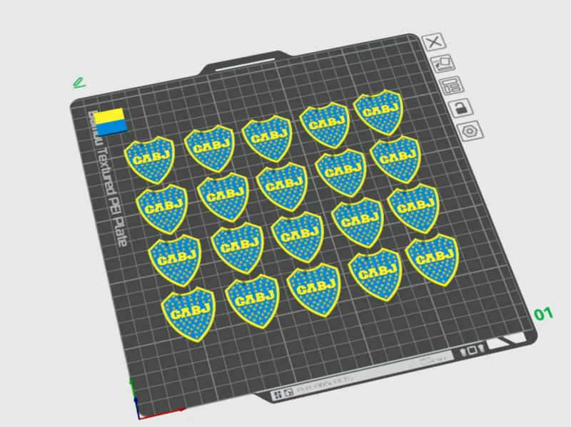 Llavero del Equipo Boca 