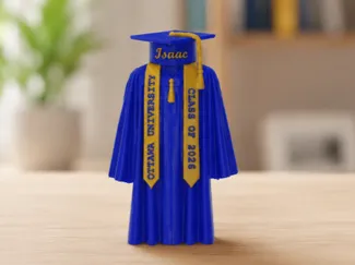 Customizable Graduation Cap & Gown Hang or Shelf!