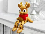 Артикулирана коледна фигурка елен
