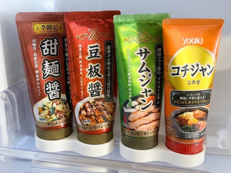冷蔵庫 中華調味料スタンド
