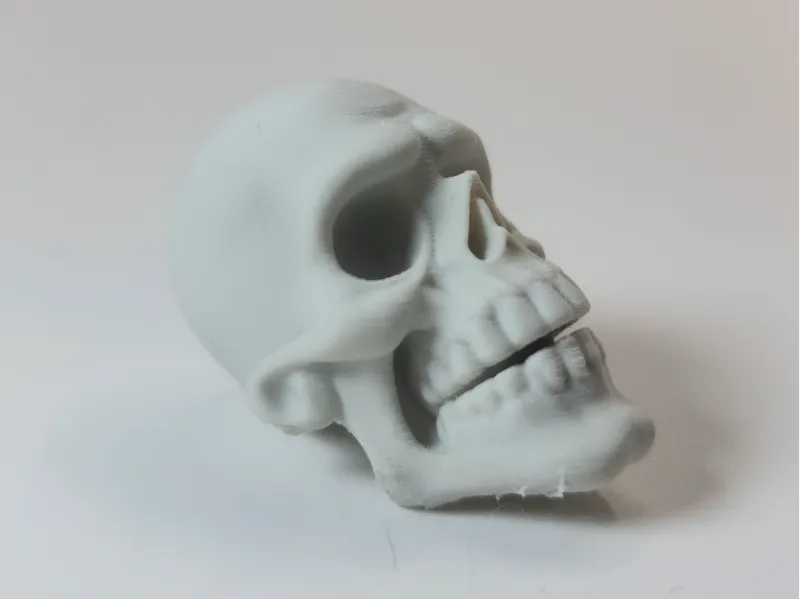 Spiky Cartoon Skull – Homer-Inspired Skull