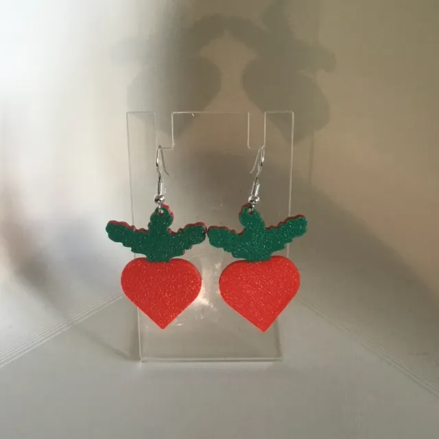 Radish Earrings Luna Lovegood from Harry Potter view 2