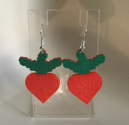 Radish Earrings Luna Lovegood from Harry Potter