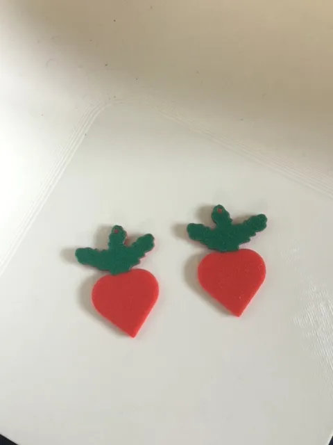 Radish Earrings Luna Lovegood from Harry Potter view 3