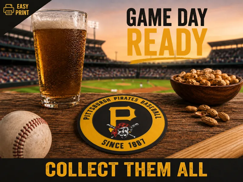 pittsburgh  pirates coaster mlb