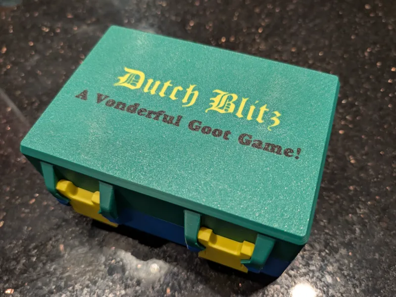 Dutch Blitz 8 Deck SnapLock Box