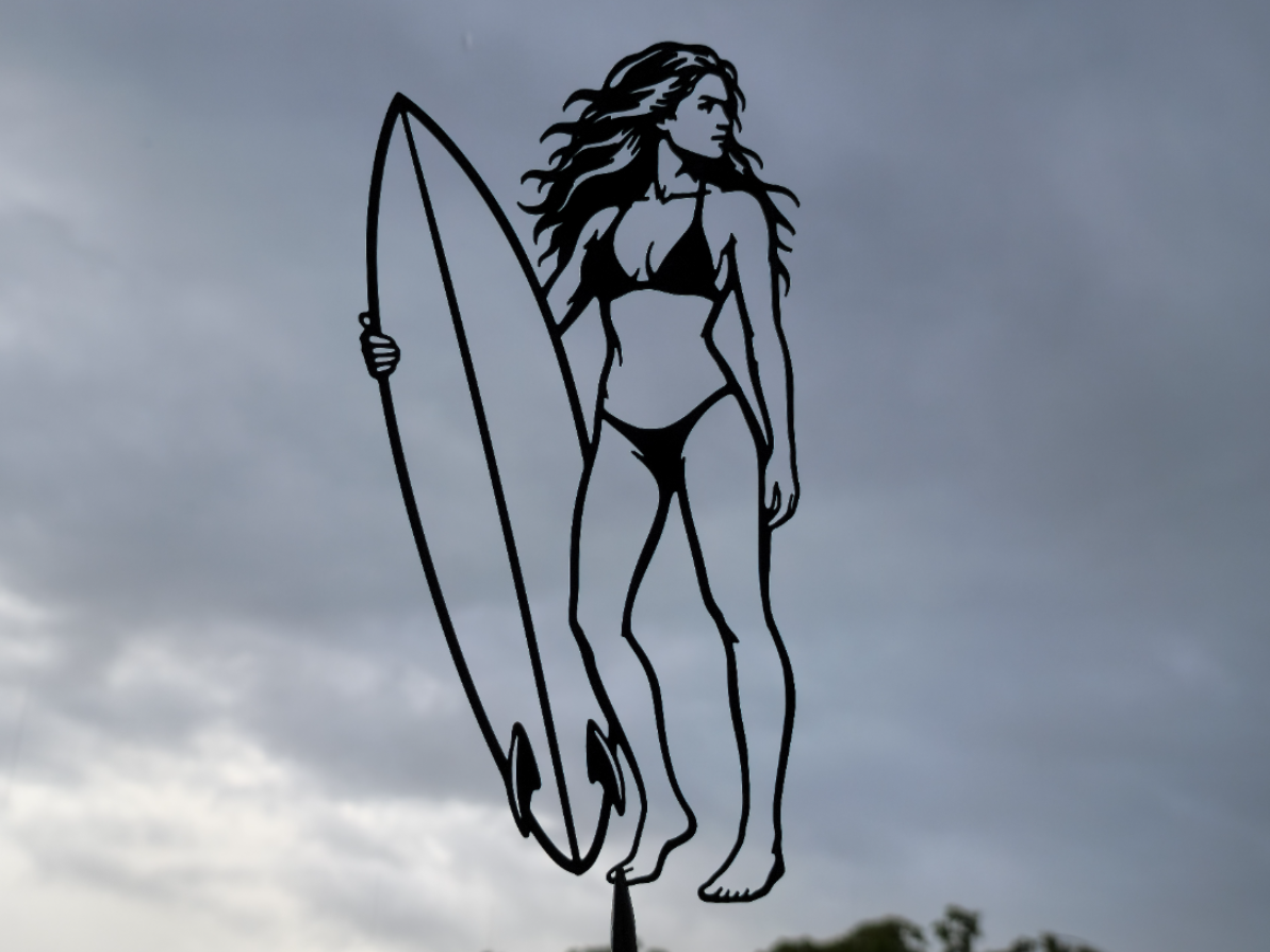 Surfer Girl Wall Art