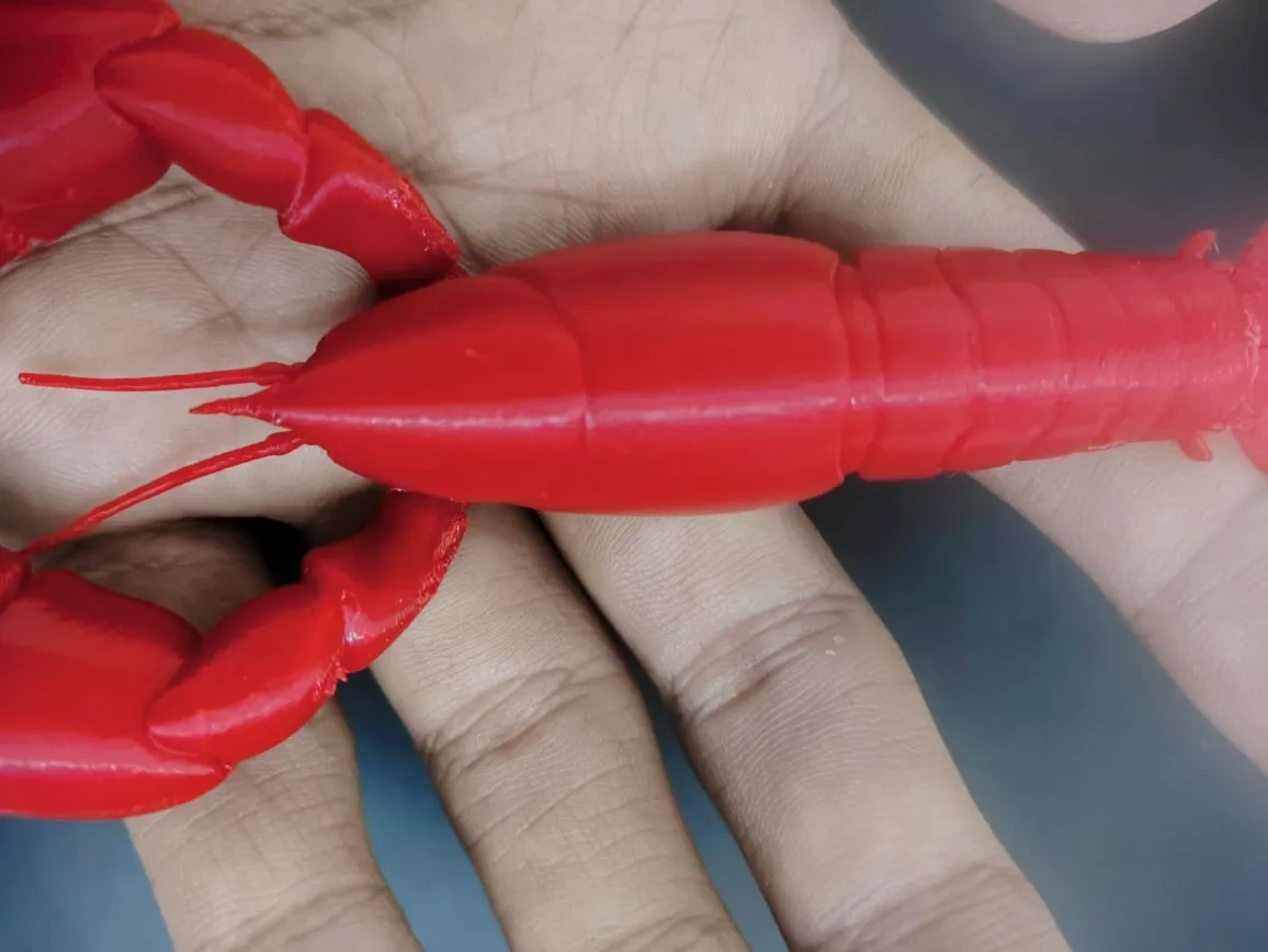 Miniatura 2 do modelo 3D 吃龙虾不少年。小龙虾 波士顿龙虾 分件 