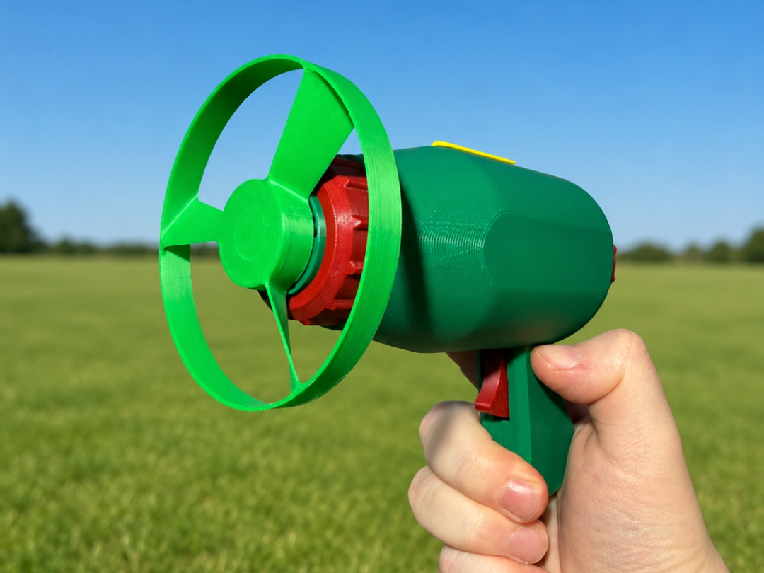 Wind-Up & Shoot Propeller Toy - 1