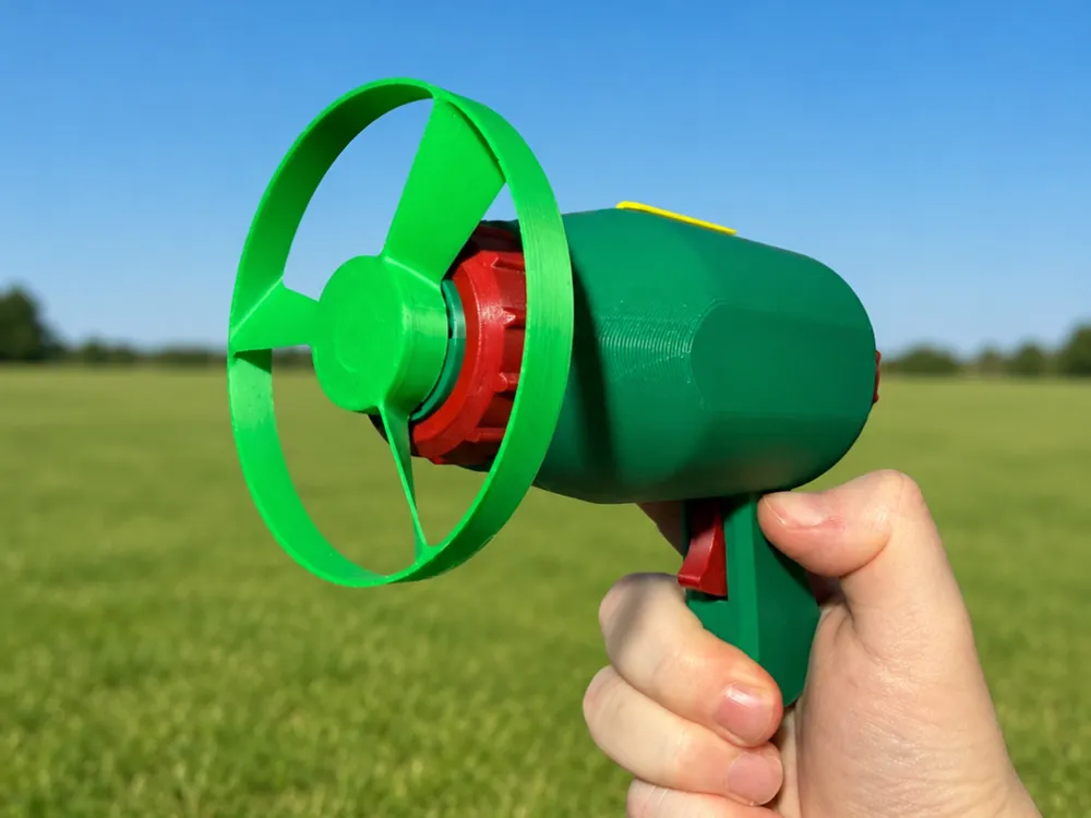 Soporte: Wind-Up & Shoot Propeller Toy. Referencia del modelo original.