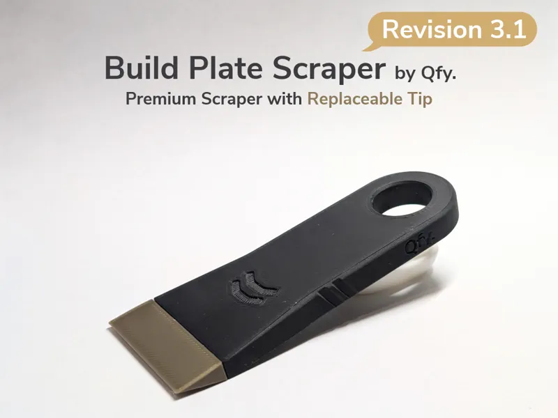 Build Plate Scraper | Replaceable Tip