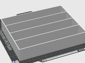 Box that fits gel electrophoresis combs