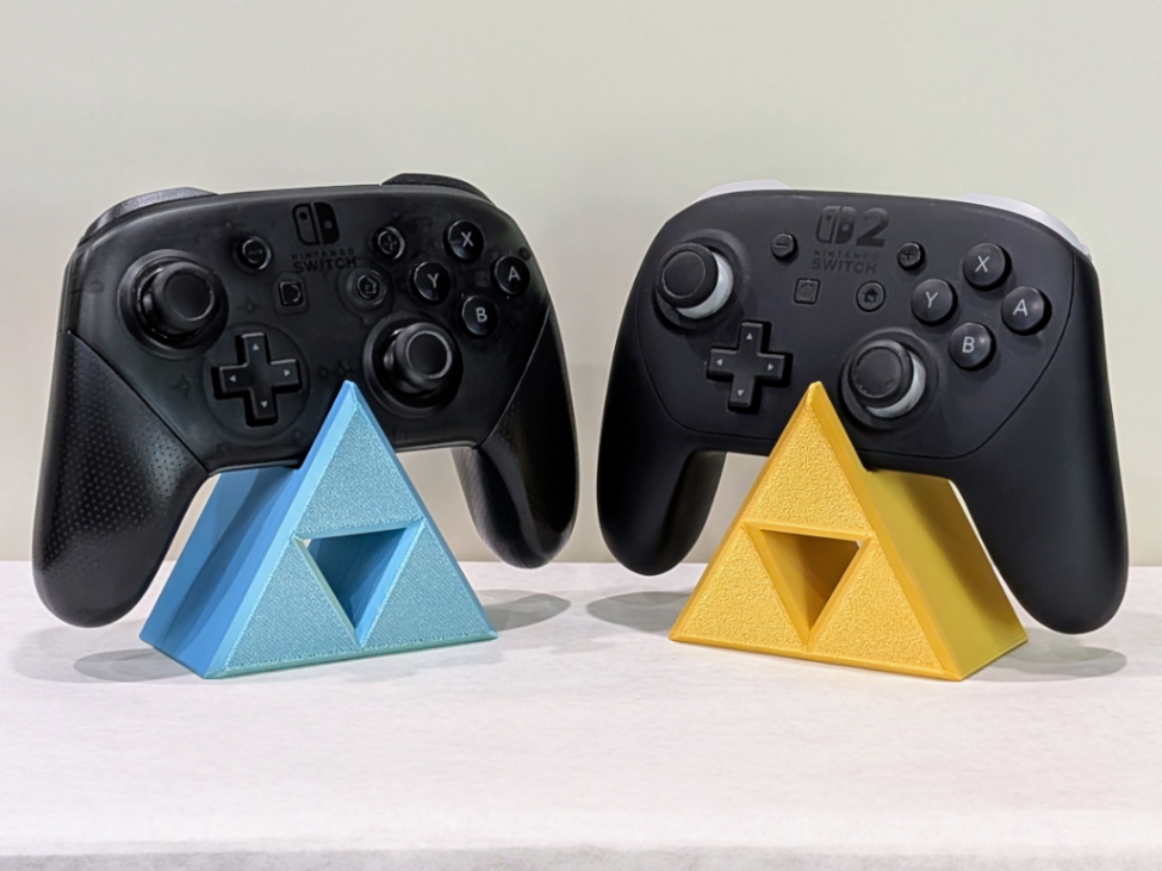 Zelda-Inspired Triforce Stand, Pro Controller - 3D printed Other Toys & Games, in stock in India