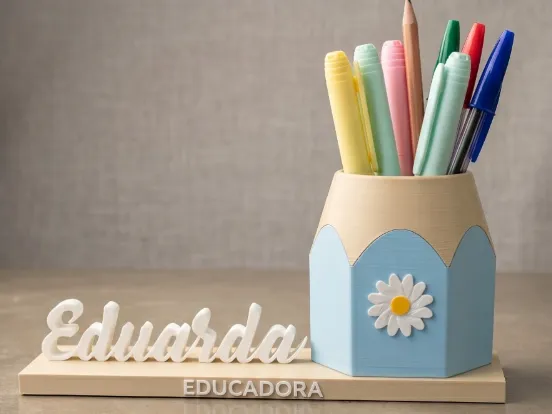 Porta Lápis com nome personalizados