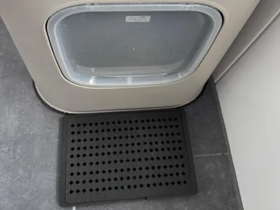 Litter Box Mat & Container 2 Plates