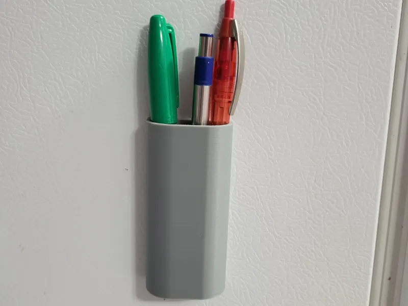 Magnetic Pen Holder: Fits Multiple Magnet Sizes