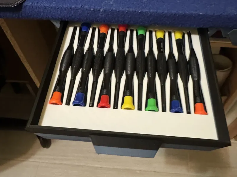 organizzatore cacciavite DA CASSETTO