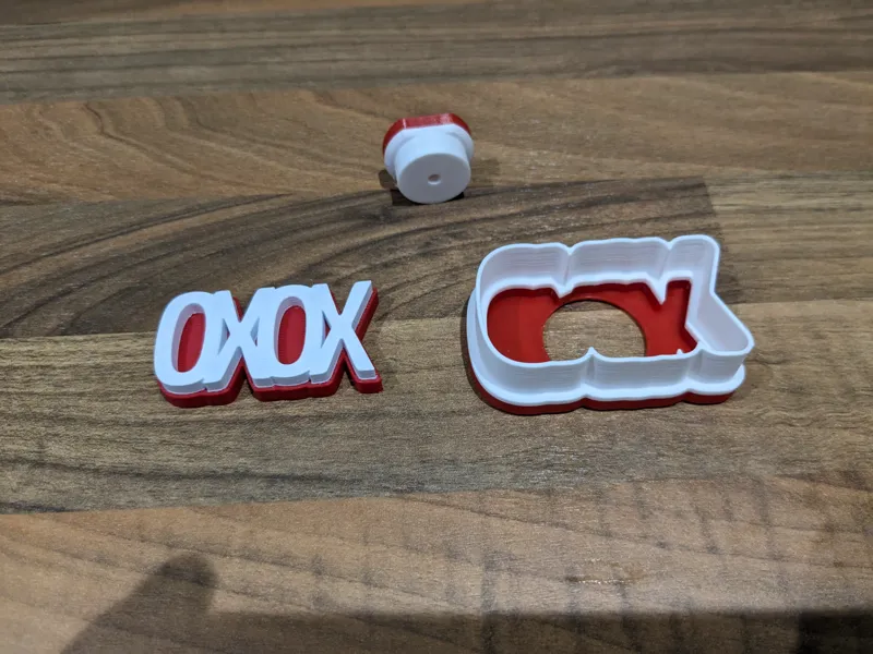Valentines OXOX Cookie Cutter