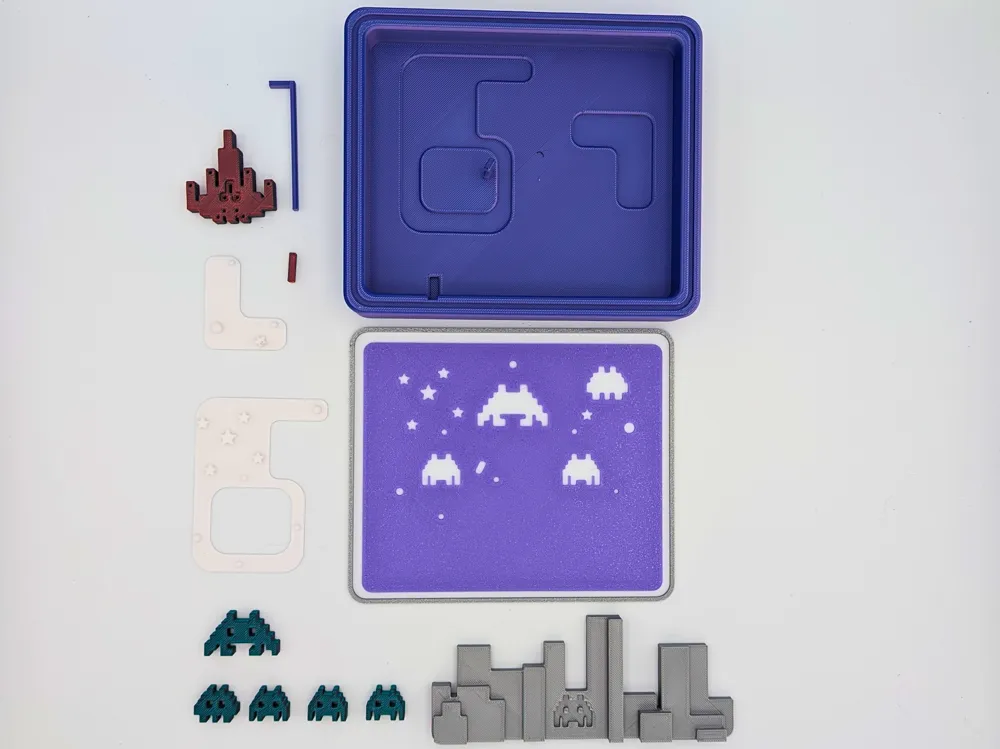 Space Invaders Diorama by Blubdiwub MakerWorld: Download Free 3D Models