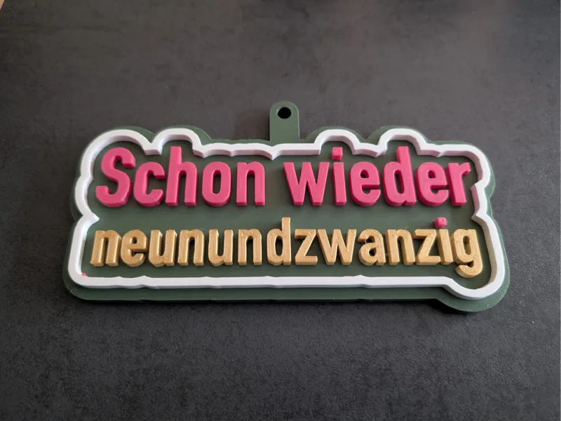 Schon wieder neunundzwanzig