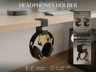 Customizable Headphones Holder