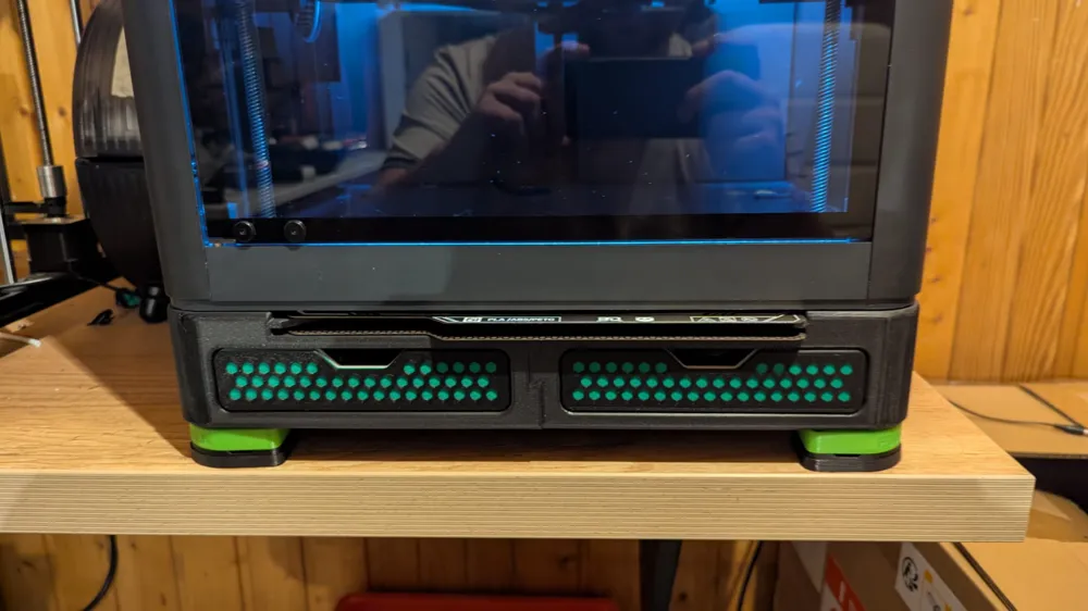 Bambu Lab riser with drawer for 2 build plates by HarzFear MakerWorld ...