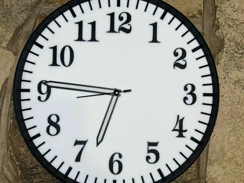 horloge classique facile a imprimer sans support