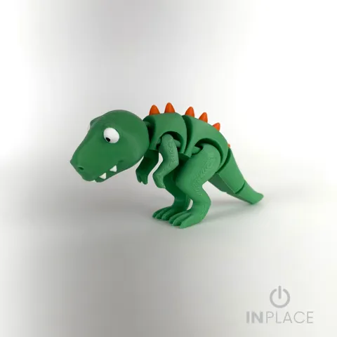 Cute T Rex Articulated view 4