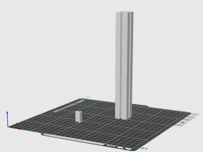 guide rail test 20cm y and 2.6 cm x z 